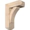 Ekena Millwork Thorton Craftsman Smooth Bracket w/ Offset Brace, Douglas Fir, 5 1/2"W x 14"D x 18"H BKT0604X14X18THR04SDF - alternate 1